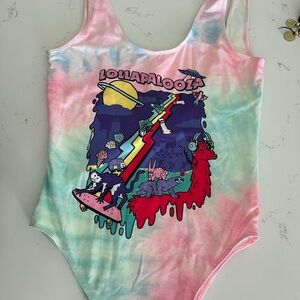 Lollapalooza Tie-Dye Bodysuit